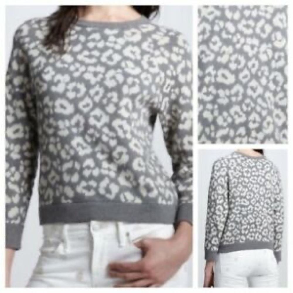 Marc by Marc Jacobs Lita animal sweater grey XS
